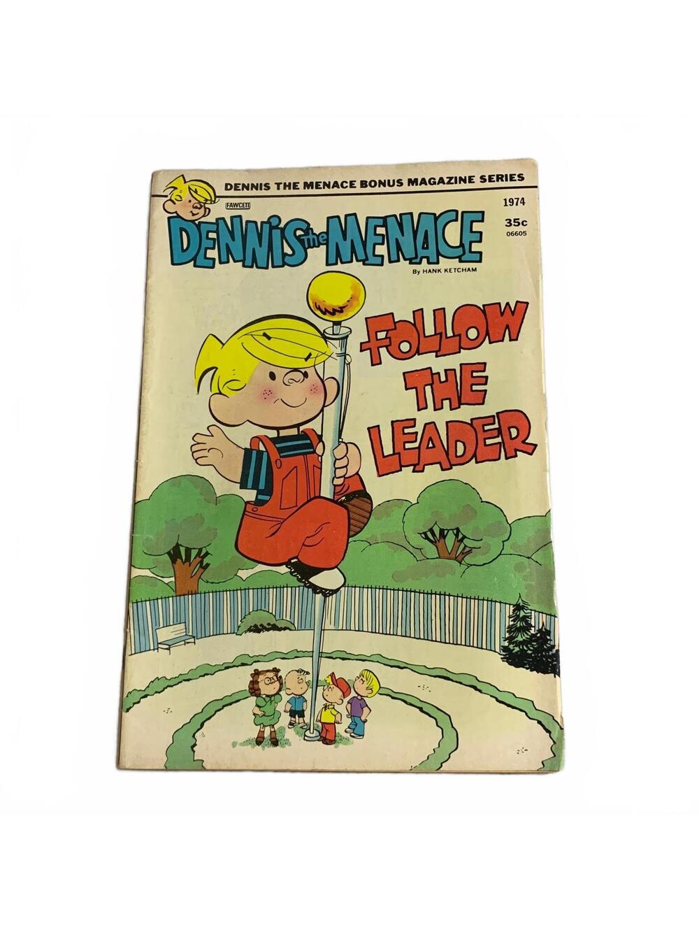 Dennis the Menace Bonus Magazine #132 Follow the Leader Comic 1974